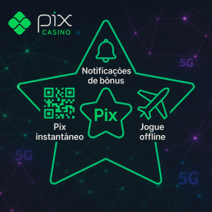 Vantagens do aplicativo móvel Pix Cassino