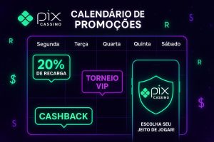 Promoções e bônus atuais do Cassino Pix